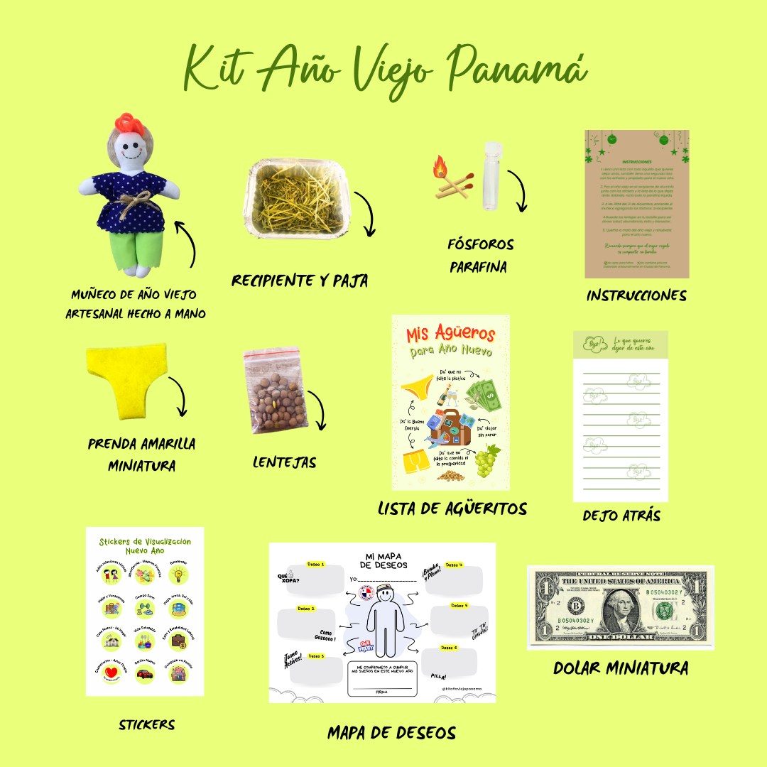 Kit Muñequito de Año Viejo